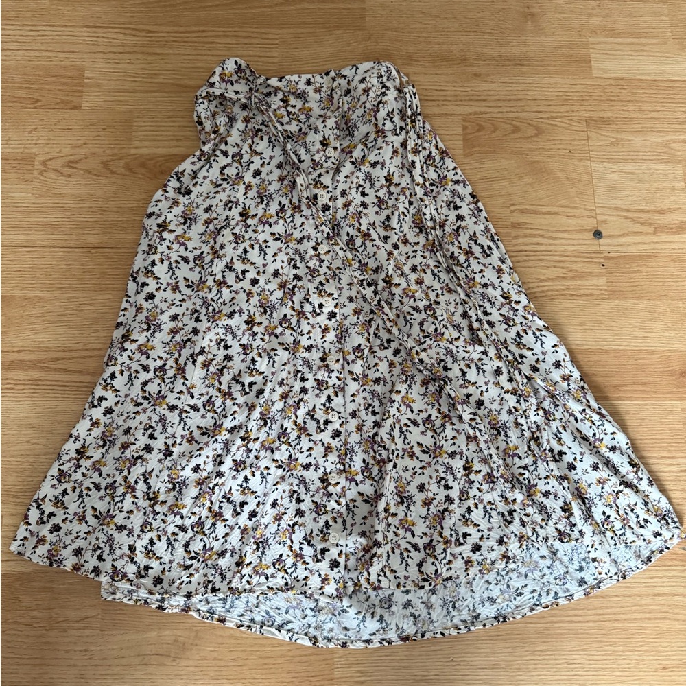 SO Floral midi skirt